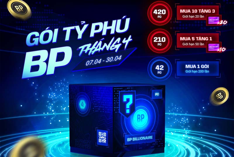 Review gói tỷ phủ BP tháng 4