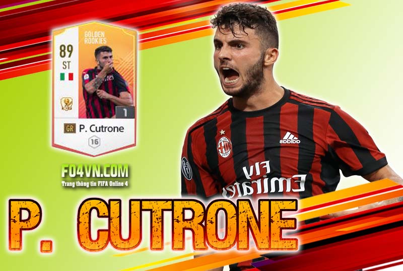 Tiêu điểm mùa GR : Patrick Cutrone