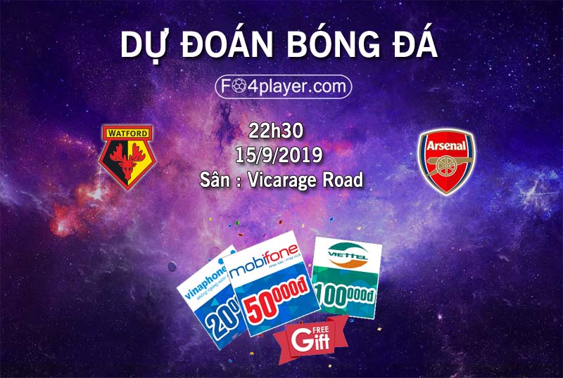 Nhận định trước trận đấu : Arsenal - Watford